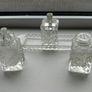 Two Rare Vintage Cut Crystal Cruet Set's Image 5