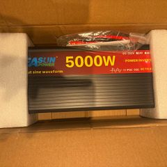 5000W pure sine wave 12v To 220v AC Voltage Converter/INVERTER Car Micro Inverter  Also 24v available