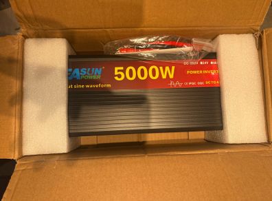 5000W pure sine wave 12v To 220v AC Voltage Converter/INVERTER Car Micro Inverter  Also 24v available