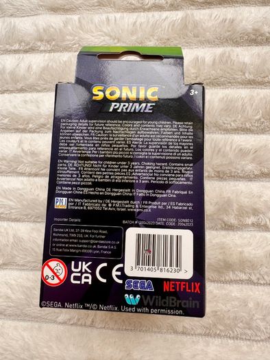 Sonic The Hedgehog Prime Tails approx. 2.5-Inch keychain Please see photos