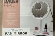 Bauer LED Mirror with Fan &amp; Magnifying Mirror