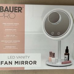 Bauer LED Mirror with Fan & Magnifying Mirror