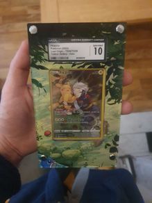 pokemon pikachu TG05 CGC 10 with extended arr frame