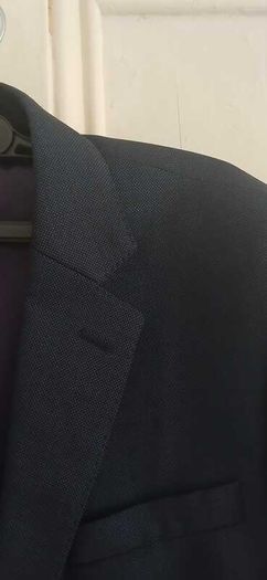 Mens navy Paul Costelloe Suit - jacket and trousers - 40 regular jacket, 34 short trousers