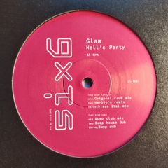 RESERVED - Glam - Hell's Party - Six6 Records - Quintessential Dublin Classic!