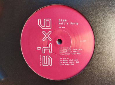 RESERVED - Glam - Hell's Party - Six6 Records - Quintessential Dublin Classic!