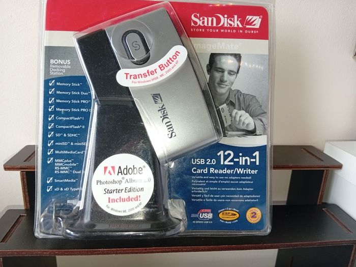 Sandisk 12 In 1 USB 2.0 Card Reader - SDDR-89-E15 - still in sealed packaging