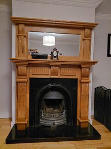 Fireplace surround  and Mirror