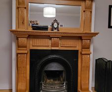 Fireplace surround  and Mirror
