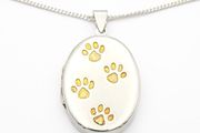 Sterling Silver Locket By British Designer In Original Box