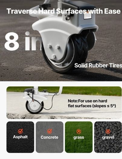 Electric Trailer Dolly  2.5 T Motorised Jockey Wheel for Caravans