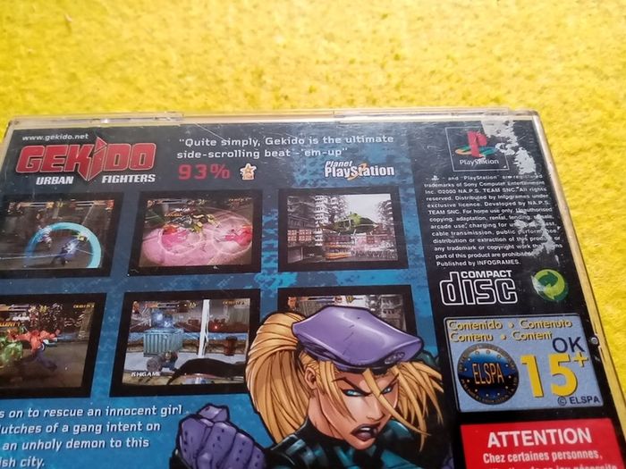 Gekido Urban Fighters PlayStation1 Ps1 PlayStation 2 ps2 games Original