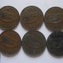 Irish coins. 20 pieces @1D from years (1941-1952) Image 4