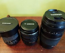 Canon Lenses ( 2 ) + Accessories.