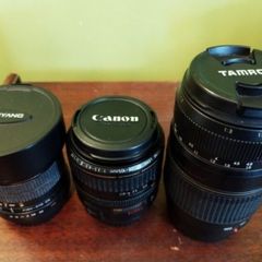 Canon Lenses ( 2 ) + Accessories.