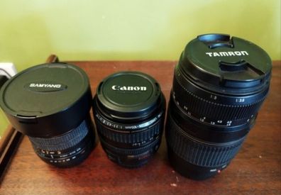 Canon Lenses ( 2 ) + Accessories.
