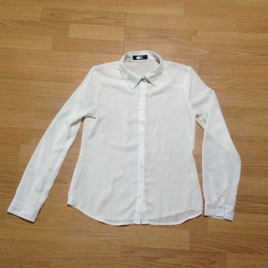 Cream color long sleeve shirt