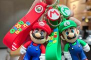 Super Mario Keychain Mario Bros Luigi Toad Yoshi Bowser Action Figure Model Pvc Cartoon Bag Doll Pendant Toys Gift