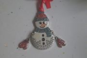 tipperary crystal snowman decoration