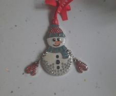 tipperary crystal snowman decoration