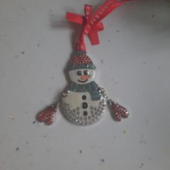 tipperary crystal snowman decoration