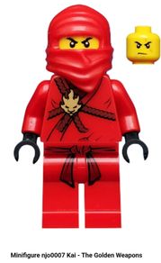 Lego Ninjago Kai The Golden Weapons njo0007