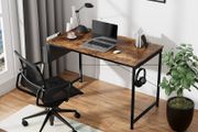 SPRING SALE | Writing Computer Desk, Office Work Desk for student and worker, Laptop Table with Storage Bag and Headphone Hook,Modern Simple Style Desks for Bedroom, Home, Office(80x50x75cm)