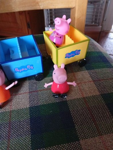 Grandpa pig with train set and figures