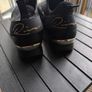River Island slip on shoes black gold detail size 41 UK 7 Image 5