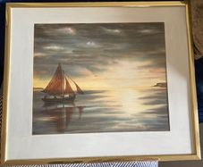 Original 1987 Painting by Helen Mulkerns