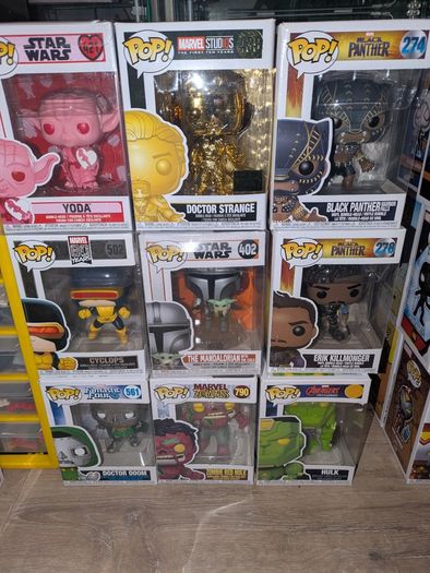 Large Funko Pop Collection, Marvel, Pokemon, Anime, Star Wars, More