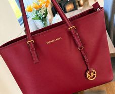 Genuine Michael Kors Burgundy Tote