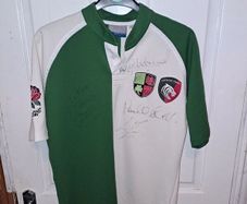 testimonial jersey signed
