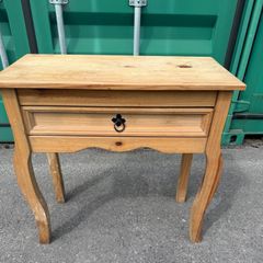 Mexican-style solid pine console hall table
