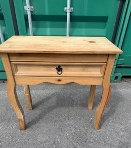 Mexican-style solid pine console hall table