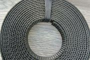 5 m roll of black woven Polypropylene