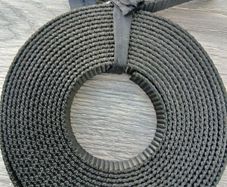 5 m roll of black woven Polypropylene