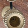 Pair of Vintage Brass and Black Metal 3-Arm Candelabrum Image 4