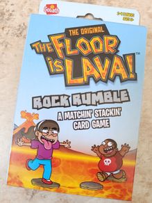 Goliath 2023 The Floor Is Lava! Rock Rumble Card Game 2-4 Players 5+