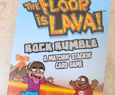 Goliath 2023 The Floor Is Lava! Rock Rumble Card Game 2-4 Players 5+