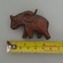 Tiny Carved Wooden Elephant Image 3