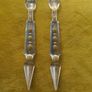 Plastic letter openers x 2 Image 2