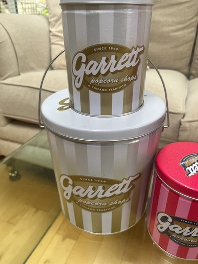 Garrett Popcorn Tins