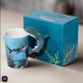 BRAND NEW Lisa Parker Shark Ceramic Shaped Handle Mug Image 7