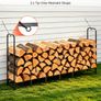 Outdoor Firewood Rack, 1/2 Cord, 500 kg Image 5