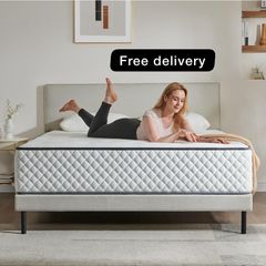 Double Mattress | 7-Zone Hybrid Pocket Spring Medium-Firm Bed Mattress
