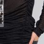 Black Sparkle Long Sleeves Top Image 5
