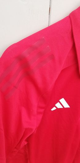 New Adidas Munster rugby mens polo top regular fit red XL size