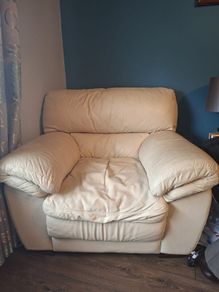 Cream couch