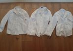 3 white school uniform shirts - Age 6 - 7